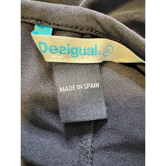 Desigual Gray Tunic with Mandala Patterns - Picture 3 of 4